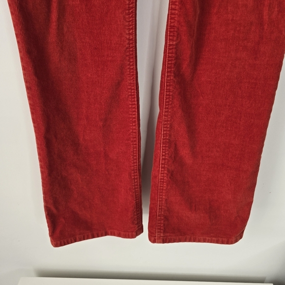 J. Crew Favortie Fit Corduroy Boot Cut Pants Orange Pumpkin Spice Size 26S - Picture 2 of 12